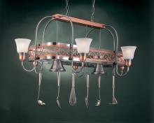 Hi-Lite MFG Co. H-12Y-D-BR47-MARBLE - 8-LIGHT POT RACK